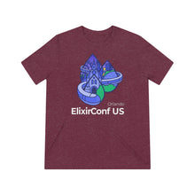 Load image into Gallery viewer, 2023 ElixirConf US Unisex Triblend Tee