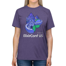 Load image into Gallery viewer, 2023 ElixirConf US Unisex Triblend Tee