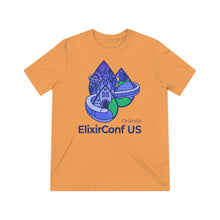 Load image into Gallery viewer, 2023 ElixirConf US Unisex Triblend Tee