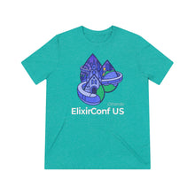Load image into Gallery viewer, 2023 ElixirConf US Unisex Triblend Tee