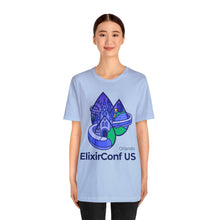 Load image into Gallery viewer, 2023 ElixirConf US Unisex Jersey Short Sleeve Tee