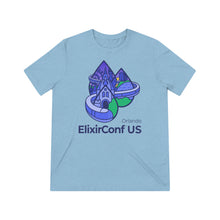Load image into Gallery viewer, 2023 ElixirConf US Unisex Triblend Tee