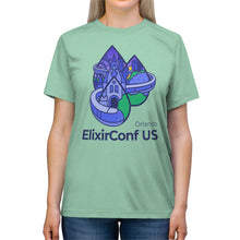 Load image into Gallery viewer, 2023 ElixirConf US Unisex Triblend Tee