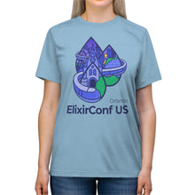Load image into Gallery viewer, 2023 ElixirConf US Unisex Triblend Tee