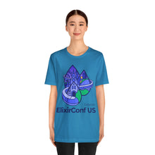 Load image into Gallery viewer, 2023 ElixirConf US Unisex Jersey Short Sleeve Tee