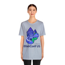 Load image into Gallery viewer, 2023 ElixirConf US Unisex Jersey Short Sleeve Tee