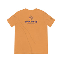 Load image into Gallery viewer, 2023 ElixirConf US Unisex Triblend Tee