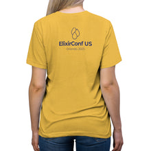Load image into Gallery viewer, 2023 ElixirConf US Unisex Triblend Tee