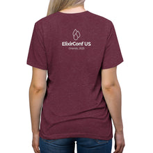 Load image into Gallery viewer, 2023 ElixirConf US Unisex Triblend Tee