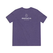 Load image into Gallery viewer, 2023 ElixirConf US Unisex Triblend Tee