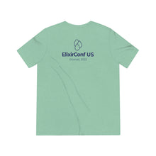 Load image into Gallery viewer, 2023 ElixirConf US Unisex Triblend Tee