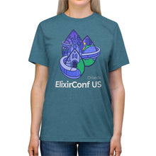 Load image into Gallery viewer, 2023 ElixirConf US Unisex Triblend Tee