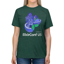Load image into Gallery viewer, 2023 ElixirConf US Unisex Triblend Tee