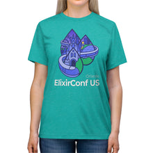 Load image into Gallery viewer, 2023 ElixirConf US Unisex Triblend Tee