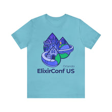 Load image into Gallery viewer, 2023 ElixirConf US Unisex Jersey Short Sleeve Tee