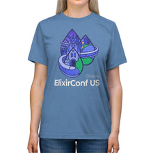 Load image into Gallery viewer, 2023 ElixirConf US Unisex Triblend Tee