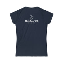 Load image into Gallery viewer, 2023 ElixirConf US Women's Softstyle Tee