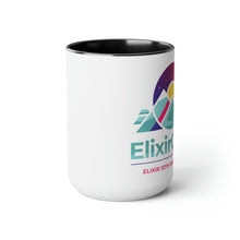 Load image into Gallery viewer, 2022 ElixirConf Two-Tone Coffee Mugs, 15oz