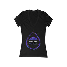Load image into Gallery viewer, 2021 ElixirConf US Women's T-shirt