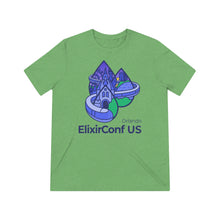 Load image into Gallery viewer, 2023 ElixirConf US Unisex Triblend Tee
