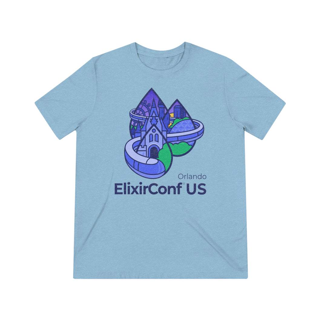 2023 ElixirConf US Unisex Triblend Tee