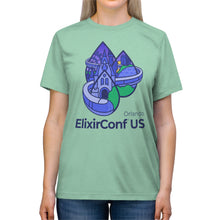 Load image into Gallery viewer, 2023 ElixirConf US Unisex Triblend Tee
