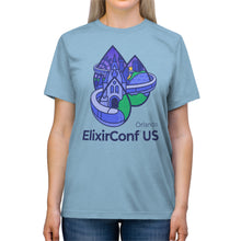 Load image into Gallery viewer, 2023 ElixirConf US Unisex Triblend Tee
