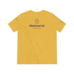 2023 ElixirConf US Unisex Triblend Tee