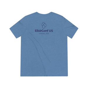 2023 ElixirConf US Unisex Triblend Tee