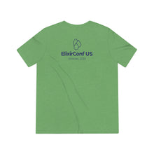 Load image into Gallery viewer, 2023 ElixirConf US Unisex Triblend Tee
