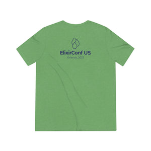 2023 ElixirConf US Unisex Triblend Tee