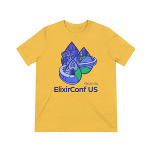 2023 ElixirConf US Unisex Triblend Tee