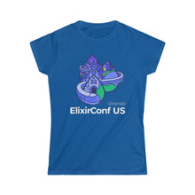 Load image into Gallery viewer, 2023 ElixirConf US Women&#39;s Softstyle Tee
