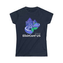 Load image into Gallery viewer, 2023 ElixirConf US Women&#39;s Softstyle Tee
