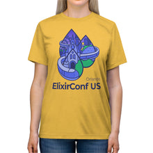 Load image into Gallery viewer, 2023 ElixirConf US Unisex Triblend Tee
