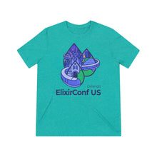 Load image into Gallery viewer, 2023 ElixirConf US Unisex Triblend Tee
