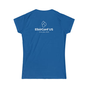 2023 ElixirConf US Women's Softstyle Tee