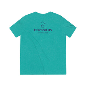 2023 ElixirConf US Unisex Triblend Tee