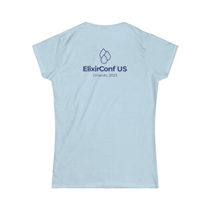 2023 ElixirConf US Women's Softstyle Tee