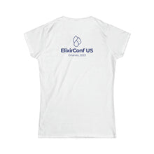 Load image into Gallery viewer, 2023 ElixirConf US Women&#39;s Softstyle Tee
