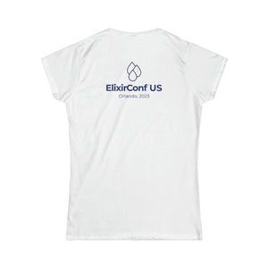 2023 ElixirConf US Women's Softstyle Tee