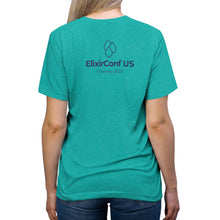 Load image into Gallery viewer, 2023 ElixirConf US Unisex Triblend Tee
