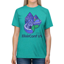 Load image into Gallery viewer, 2023 ElixirConf US Unisex Triblend Tee
