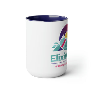 2022 ElixirConf Two-Tone Coffee Mugs, 15oz